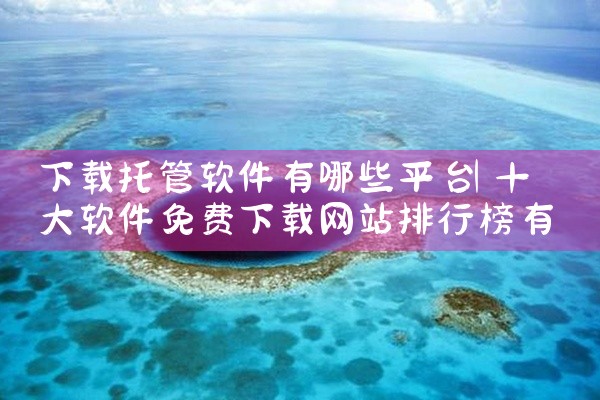 下载托管软件有哪些平台